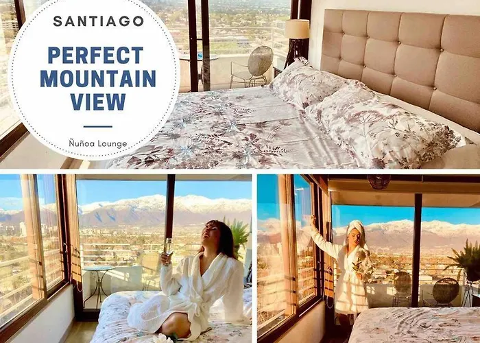 Family Stgo Lounge Penthouse With Best Andes View